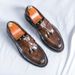 Men's Patent 2025 Tassel Black Casual British Wedding Business Formal Leather Shoes For Men_vogvips.com