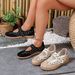 Cross-Border Women's Plus Size German Training Sneakers 2025 New European And American Retro Color Block Flat Single_vogvips.com