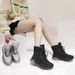 Women's Snow Boots, Warm And Non Slip Travel Shoes_vogvips.com