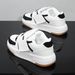 Men's Spring Sports Casual Shoes Velcro Fit Unisex Chunky Thick Soled Height Increasing White Bread Shoes S276_vogvips.com