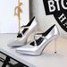 8366-6 Banquet Thin Shallow Mouth Waterproof Platform Lacquer Leather Pointed Cro Strap High Heel Single Women'_vogvips.com
