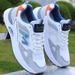 Breathable Mesh Casual Sneakers For Men - Lightweight Slip-Resistant Summer Shoes With Soft Sole, Round Toe Design Men's Shoes_vogvips.com