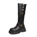 Slimming Petite Thick-Soled Height-Increasing For Women, Over-the-Knee, 2025 Spring And Autumn New High Tube Long Boots,_vogvips.com