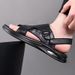 2025 Summer Trendy Casual Soft Sole Dual-use Beach Shoes Men's Genuine Leather Non-slip Sandals For Outdoor Wear_vogvips.com