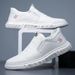 Euro Step Spring And Autumn New Business Casual Slip-On One-Step Men's Dad Leather Shoes_vogvips.com