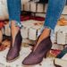 Trendy Chunky Heel Open-Toe Martin Boots For Women – Comfortable & Stylish Winter Ankle Boots_vogvips.com