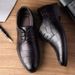 Men's Leather 2025 Spring Business Formal Groomsmen Casual Wedding Shoes Comfortable Versatile_vogvips.com