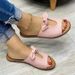 2025 Summer Oversized Bow Sandals, Fish Mouth Flat Bottomed Women's Shoes_vogvips.com