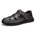 Cross-border Large-size Summer Hollow Men's Sandals For Men, Dad's Non-slip Wear-resistant Outdoor Beach Shoes, Clogs_vogvips.com