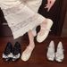 French Soft-soled Mary Jane Single Shoes Women's Thick Heel Light Mouth Versatile Evening Wind With Skirt Grandma Shoes_vogvips.com