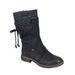 ShoeVault Plus Size Martin 40-43 Mid-Calf PU Rubber Wool Short Boots Women In Stock Wholesale_vogvips.com