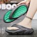 New Thick Platform Men Flip-flops Massage Stylish Summer Shoes Male Slippers Soft Non-Slip Fashion Outdoor Youth Sport Slippers_vogvips.com