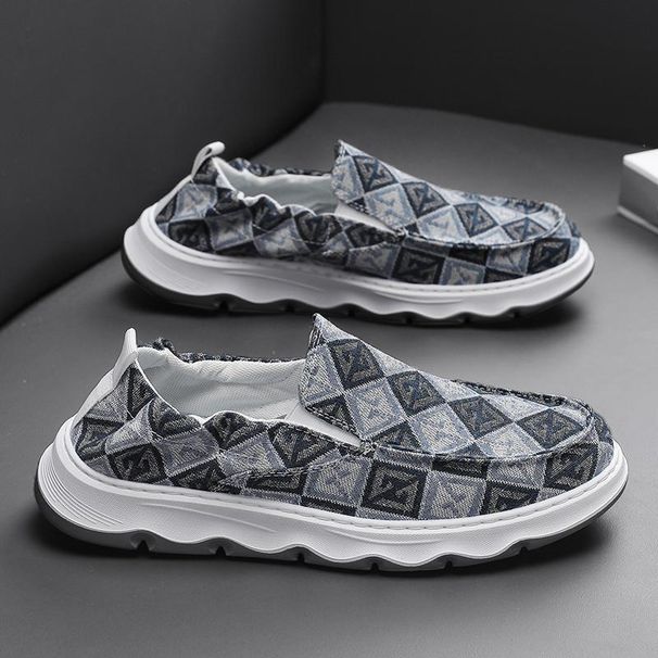 Casual Men's Shoes Autumn Breathable Outdoor Walking Fashion Skate Shoes Slip-On Cushioning Comfortable Loafers Flat Shoes_vogvips.com