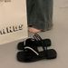 Trendy Flat Sandals Women, Summer Fashion For Outdoor Wear, Paired With Skirts, 2025 New French Style High-end Beach_vogvips.com