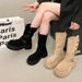 Yueyu Thick-Soled Versatile British Style Height-Increasing Martin For Women 2025 New Autumn Winter Slimming Short Boots_vogvips.com