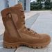 European Warm Series New Syle Brown Fire Cowhide Training High Top Ani-Puncure Deser Wear-Resisan Oudoor Comba Boos Men's_vogvips.com
