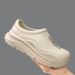 Men's Slip on Summer Sandals Easy Wear Beach Shoes Comfortable Waterproof Non-Slip Driving And Chef Suitable_vogvips.com