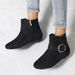 Plus Size Women's Chelsea Boots Side Zipper Buckle Detail Chunky Heel Winter Boots Casual Comfortable Slip On Fashion Boots._vogvips.com