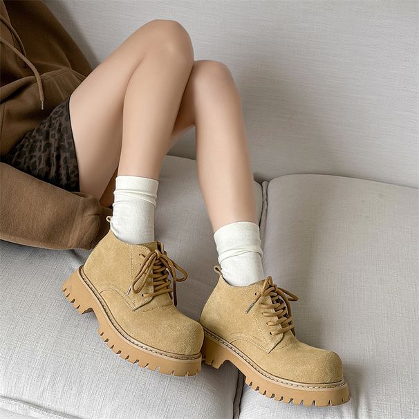 New Leather Spring Men's Shoes High-top Men's Heightening Tooling Martin Boots_vogvips.com
