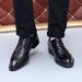 Euro Step 【】Men's Leather New Brogue British Style Office Business Formal Casual Men's Wedding Groom Shoes_vogvips.com