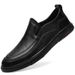 Men's Simple First-layer Cowhide Foot Cover Outdoor Cowhide Soft-soled Casual Board Shoes_vogvips.com