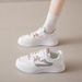 White Sneakers For Women 2025 Spring New Style Casual High-Value Campus Sports Shoes_vogvips.com