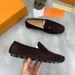 New Matte Metal Buckle Loafers For Men Lightweight Lazy Casual Genuine Leather Breathable Slip-On Shoes_vogvips.com