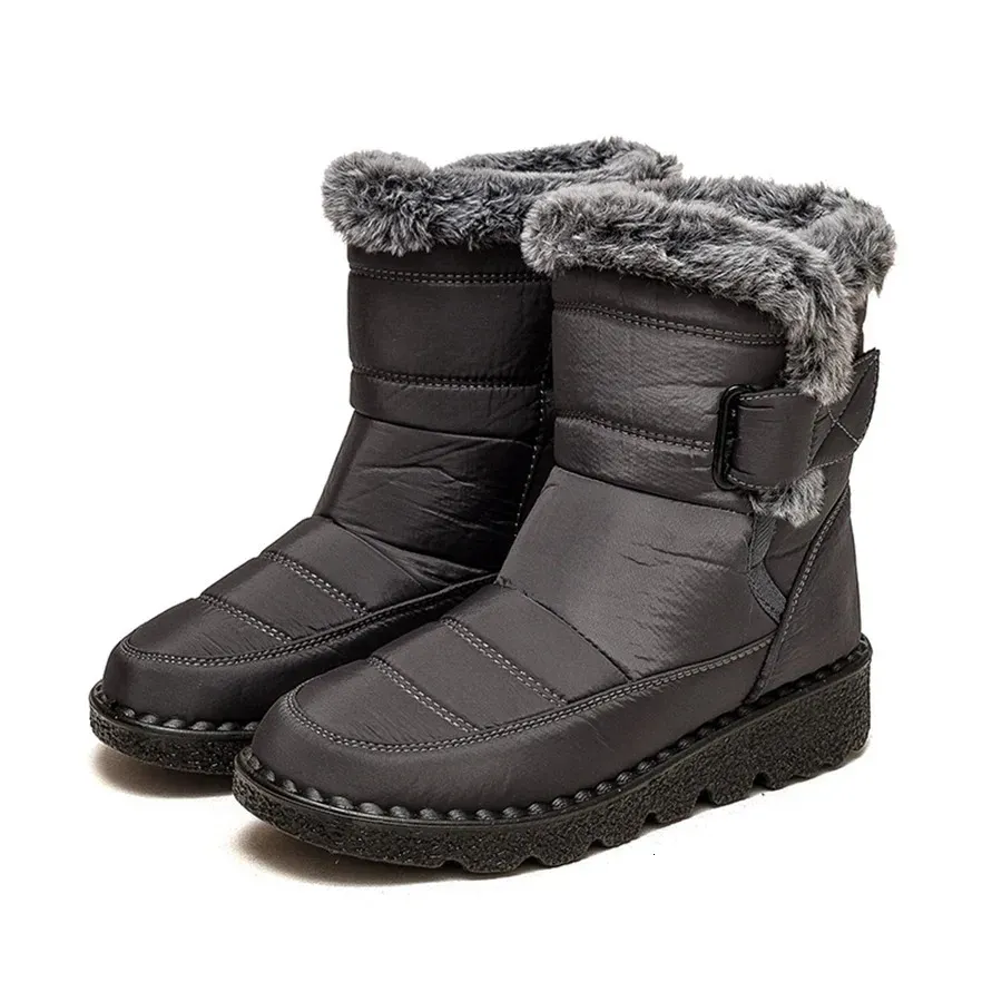 Snow Women Soft Womens Platform Fur Keep Warm Boots Ladies Plus Size Botas Mujer Winter Shoes 241022_vogvips.com