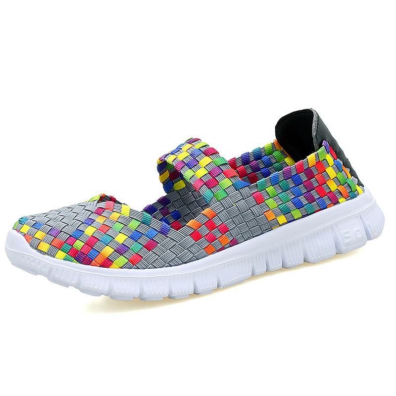 Shallow Mouth Single Seasonal New Handwoven Casual Mom Women's Shoes 03C_vogvips.com