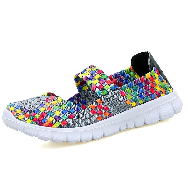 Shallow Mouth Single Seasonal New Handwoven Casual Mom Women's Shoes 03C_vogvips.com