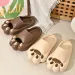 Cloud Slipper Woman Cat Bear Paw Claw Rubber Home Sandals Men Flip Flops Beach Non Slip Cartoon House Shoes Female Male_vogvips.com