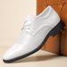 Patent Spliced Pointed Leather Cross-border Large Size European And American Business Casual Shoes, Formal British Style_vogvips.com