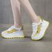 CICIYANG Women Roman Hollow Platform Sandals 2026 Summer New Breathable Dad Fashion Sneakers Forrest Gump Shoes For_vogvips.com