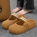 Thick-soled Birkenstocks Women's 2026 New Summer Outer Wear Woven Breathable Non-slip Soft-soled Bag Head Half Slippers Women_vogvips.com