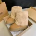 2024 Winter New Fashion Furry Hem Wedge Non-slip High Women's Outdoor Warm And Comfortable One-foot Snow Boots_vogvips.com