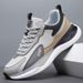New Leather Sneakers Breathable Mesh Lightweight Thick Sole NNew-Slip Casual Men's New Shoes_vogvips.com