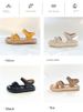 Girls' Leather Sandals Summer 2025 New Arrival Western Style Roman Shoes Princess Medium And Large Kids K-style Girl_vogvips.com