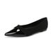 French Flat-bottomed Pointed Single Shoes Fairy Style With Skirt Splicing Commuter Women's Shoes_vogvips.com