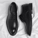Men's New Business Formal Genuine Leather Casual Spring Autumn Breathable British Korean Style Pointed Toe Groom Wedding_vogvips.com