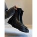 Instant Dispatch~ Chunky Short For Women 2024 Autumn Winter New British Style Thick Sole High Heel Stretch Slim Martin_vogvips.com