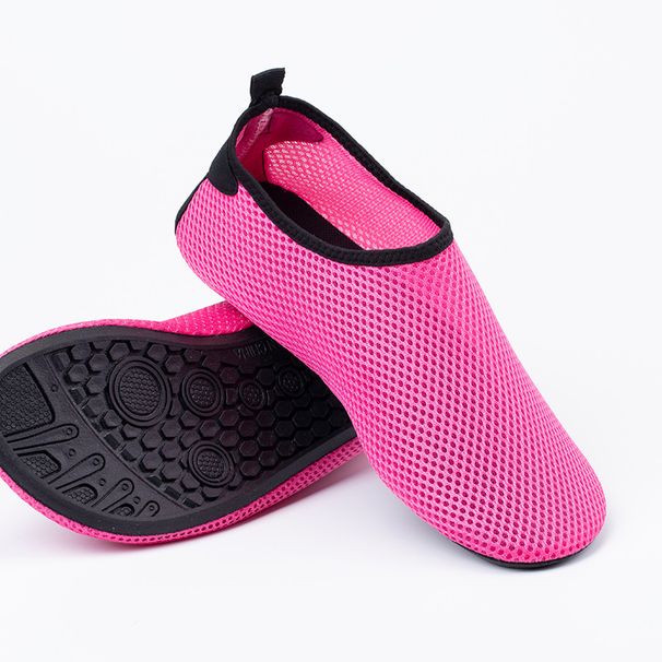 Mesh Soft Sole Lightweight Casual Unisex Couple Parent-Child Beach Socks Outdoor Slip-On Fitness Running Shoes_vogvips.com