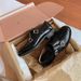 British Style Exquisite Carved Baroque Single Shoes Thick Heel Small Leather Shoes Loafers_vogvips.com