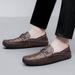 Men's Doudou Shoes Leather Men's Shoes Soft Leather Soft Sole Casual Non-slip Leather Loafers Men's_vogvips.com