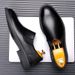 Suitable For All Seasons 2024 Autumn New Formal Business Leather Men's Casual Slip-On Work Driving Shoes_vogvips.com