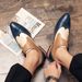 Euro Step Large Size Color Block Formal British Brogue Pointed Toe Business Lace-up Men's Leather Shoes_vogvips.com