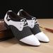2026 Spring And Autumn New Men's Business Dress Casual Leather Korean Edition Pointed British Photography Groom Wedding_vogvips.com