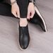 Lace Up Casual Men's Leather Gentleman Style Classic Black Brown Shoes Adults Comfortable And Versatile_vogvips.com