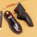 【 VIP Specialty 】 Men's Casual Leather Genuine Leather, British Business Formal Buckle, Mengke Shoes, Thick Soled Height_vogvips.com