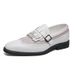 Suitable For All Seasons Large Business Size 38-46 Men's Slip-On Loafers British Formal Leather Shoes_vogvips.com