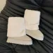 2024 Winter New Fashion Furry Hem Wedge Non-slip High Women's Outdoor Warm And Comfortable One-foot Snow Boots_vogvips.com